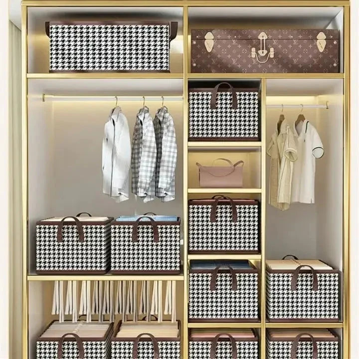 Closet Storage Organizer Foldable With Handles