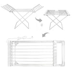 Clothes Drying Rack Heated Foldable Aluminum 120W