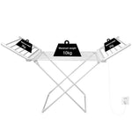 Clothes Drying Rack Heated Foldable Aluminum 120W