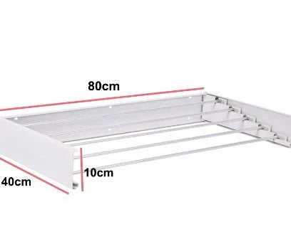 Clothes Drying Rack Wall-Mounted Foldable Space-Saving