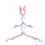 Clothes Hanger Foldable Space-Saving Sealed 񟿿