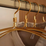Clothes Hanger Set Aluminum Extra-Wide Heavy-Duty Set of 6