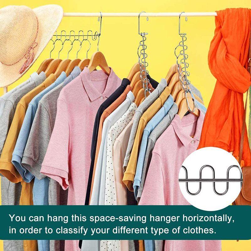 Clothes Hanger Stainless Steel Vertical Space-Saving