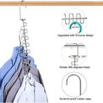 Clothes Hanger Stainless Steel Vertical Space-Saving
