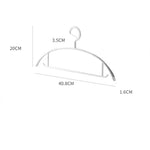 Clothes Hangers Non-Slip Rounded Shoulder Set of 10