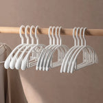 Clothes Hangers Non-Slip Rounded Shoulders Set of 10