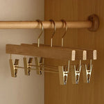 Clothes Hangers Wooden Wide Shoulder Set of 3