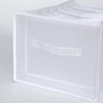 Clothes Organizer Foldable Clear Front Multiple Compartments