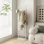 Clothes Rack Freestanding Metal Minimalist Design Gold Finish