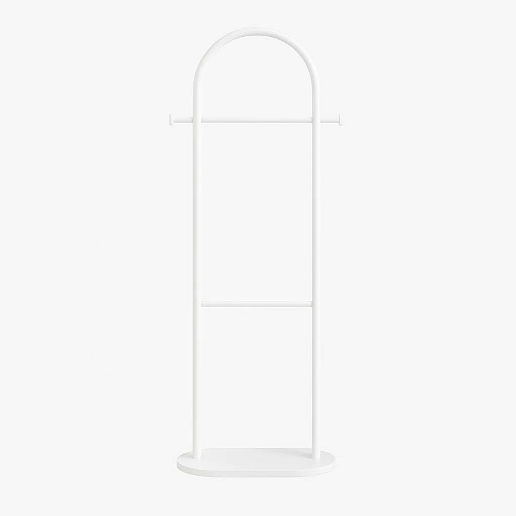 Clothes Rack Freestanding Metal Minimalist Design Gold Finish