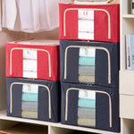 Clothes Storage Box Stackable Foldable 14.5 Gallon