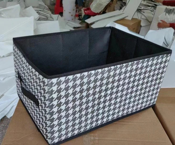Clothes Storage Box Transparent Lid Stackable Reinforced Base