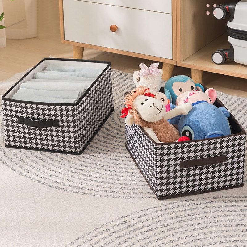 Clothing Organizer 6 Compartments Foldable Space-Saving With Handles