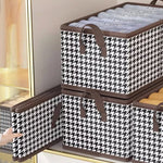 Clothing Organizer 6 Compartments Foldable Space-Saving With Handles