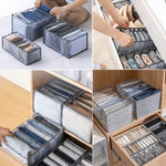 Clothing Organizer Multi-Grid Foldable Stackable