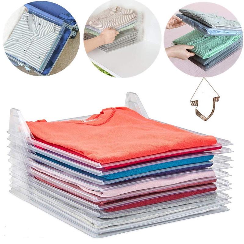 Clothing Organizer Stackable Crease-Free Set of 10