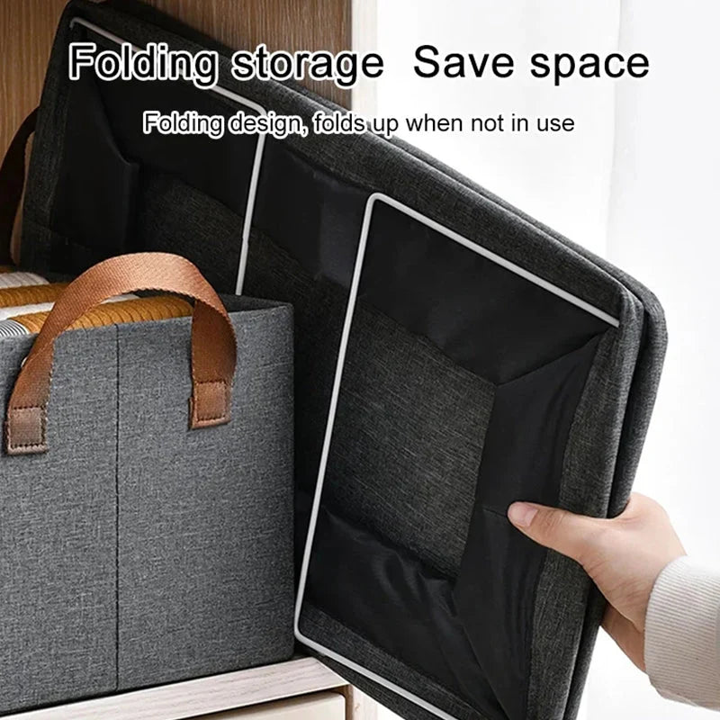 Clothing Storage Box Foldable Breathable 7.1 Gallon