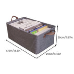 Clothing Storage Box Foldable Breathable 7.1 Gallon