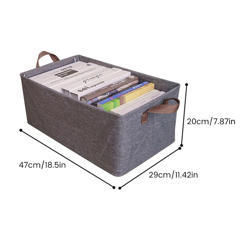 Clothing Storage Box Foldable Breathable 7.1 Gallon