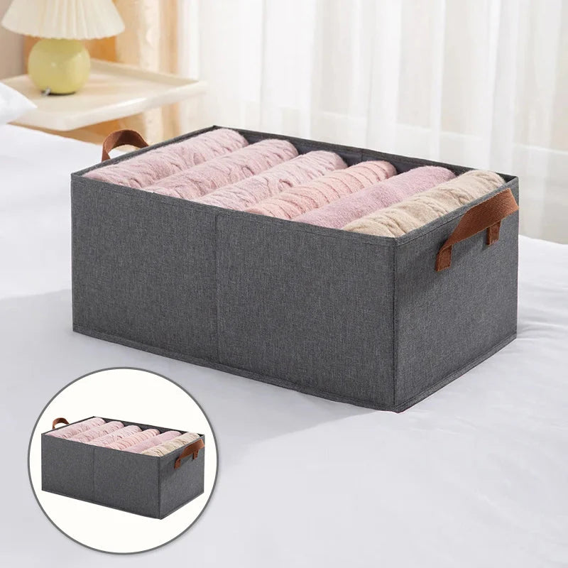 Clothing Storage Box Foldable Breathable 7.1 Gallon