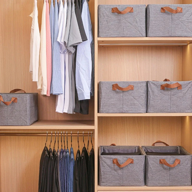 Clothing Storage Box Foldable Breathable 7.1 Gallon