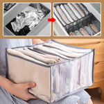 Clothing Storage Organizer Compartmented Foldable Mesh