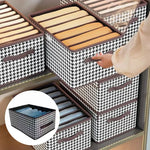Clothing Storage Organizer Foldable Stackable With Handles
