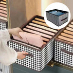 Clothing Storage Organizer Foldable Stackable With Handles