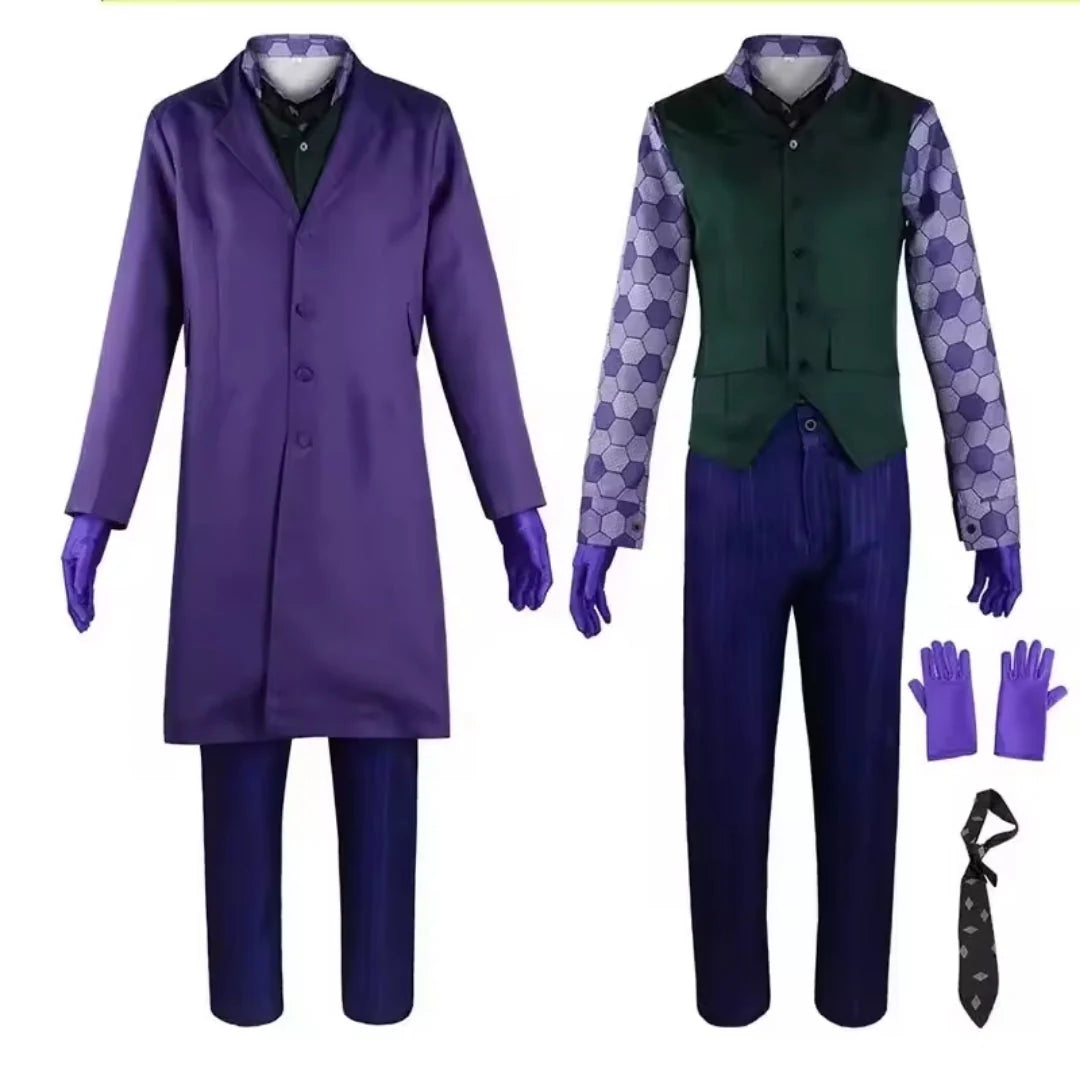 Clown Costume Jacket, Vest & Tie Set