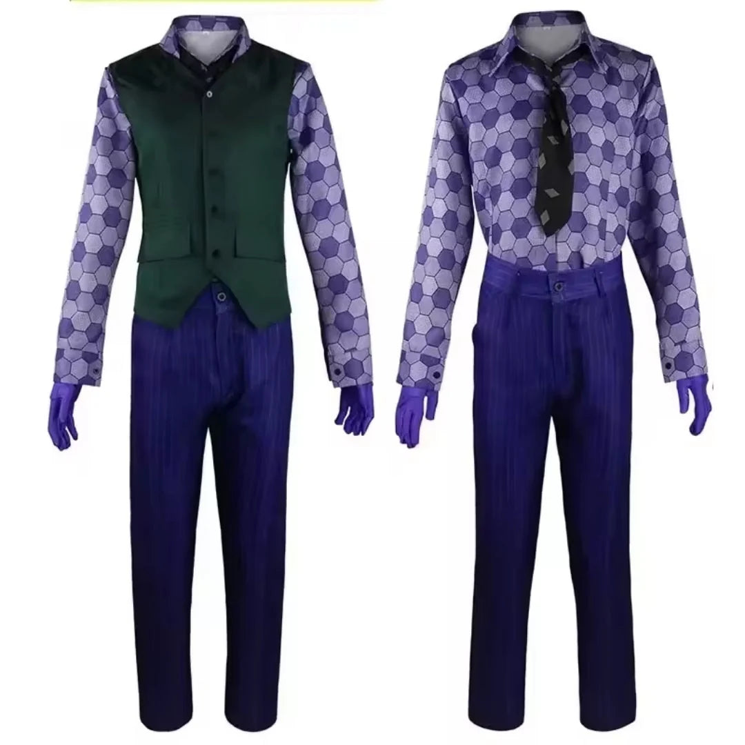 Clown Costume Jacket, Vest & Tie Set