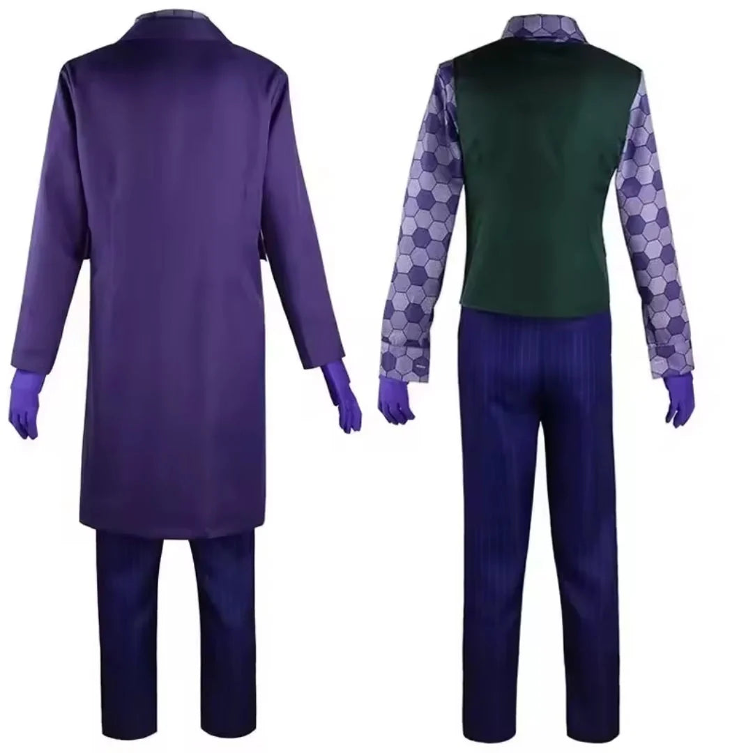 Clown Costume Jacket, Vest & Tie Set