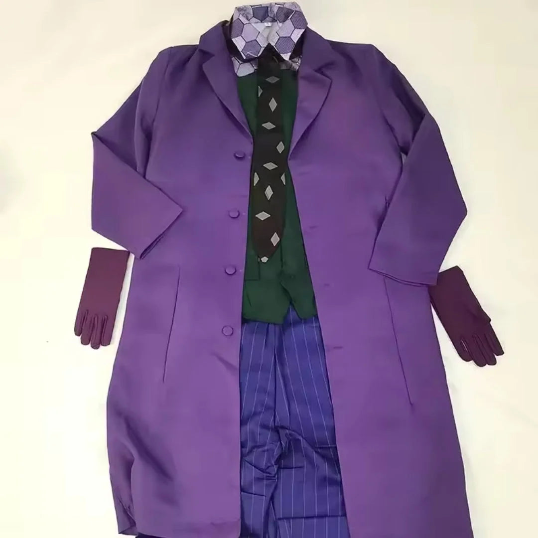 Clown Costume Jacket, Vest & Tie Set