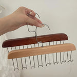 Coat Rack Stainless Steel Non-Slip Hooks 10 Garment Capacity