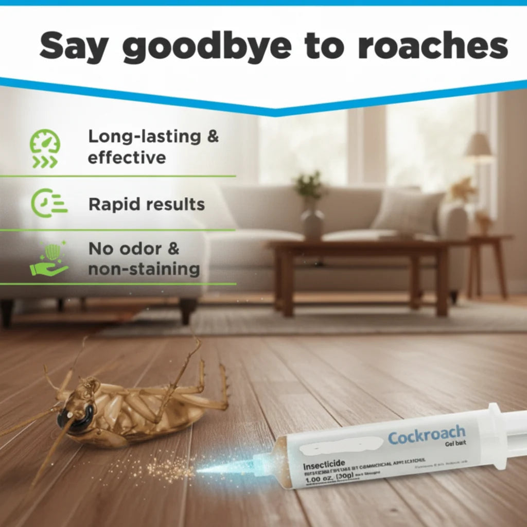 Cockroach Bait Gel Precision Syringe Long-Lasting Control