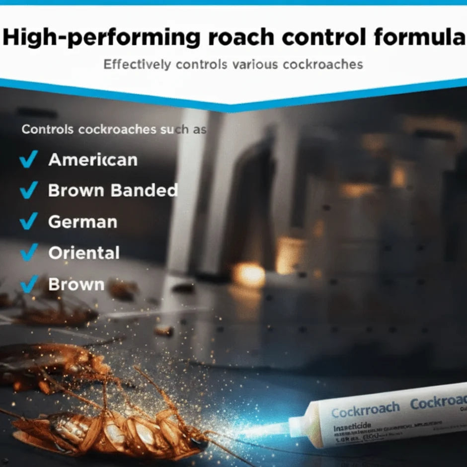 Cockroach Bait Gel Precision Syringe Long-Lasting Control
