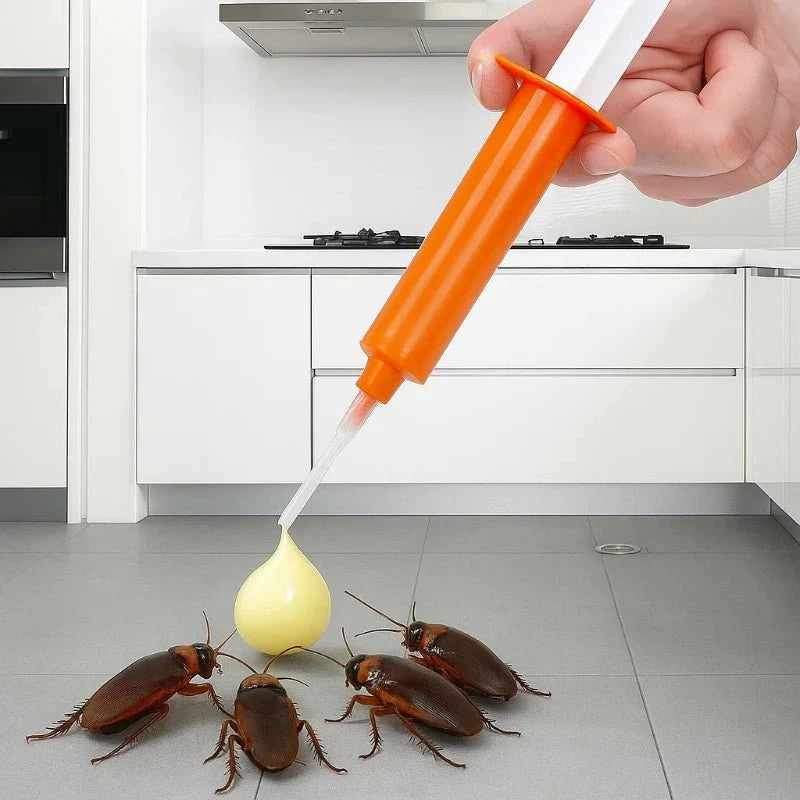 Cockroach Gel Bait Low-Odor Precision Syringe 3-Tube Set