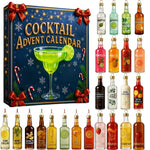 Cocktail Advent Calendar 24 Mini Craft Cocktails Tree Ornament Bottles
