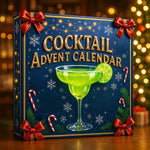 Cocktail Advent Calendar 24 Mini Craft Cocktails Tree Ornament Bottles