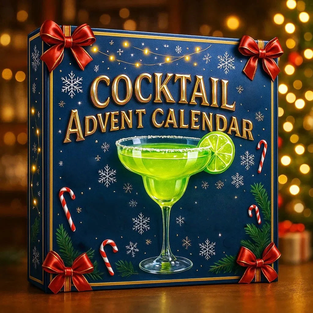 Cocktail Advent Calendar 24 Mini Craft Cocktails Tree Ornament Bottles