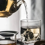 Cocktail Glass Crystal Mountain-Inspired Shape 6.1 Fl Oz