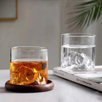 Cocktail Glass Crystal Mountain-Inspired Shape 6.1 Fl Oz