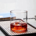 Cocktail Glass Crystal Mountain-Inspired Shape 6.1 Fl Oz