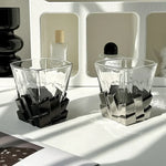Cocktail Glass Geometric Weighted Base 10.1 Oz