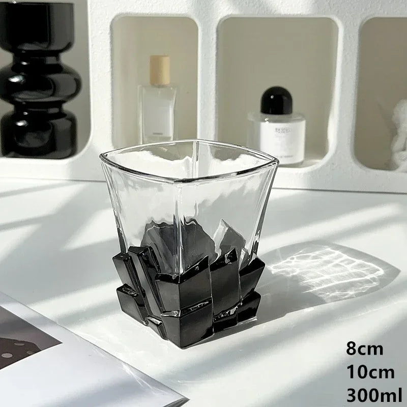 Cocktail Glass Geometric Weighted Base 10.1 Oz