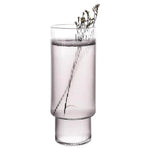 Cocktail Glass Striped Lead-Free Glass