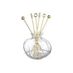 Cocktail Picks Stainless Steel Set of 6