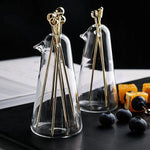 Cocktail Picks Stainless Steel Set of 6