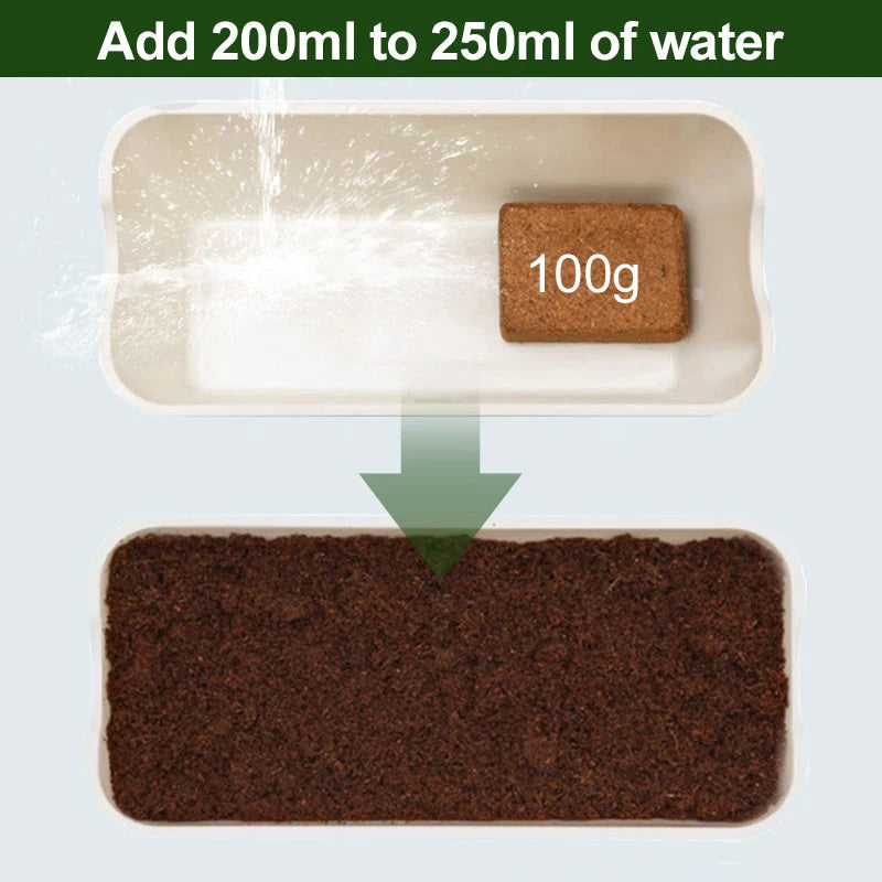 Coconut Coir Block Organic Compressed Water-Retentive & Airy