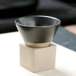 Coffee Cup Set Ceramic 3.4 Oz With Holder