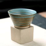 Coffee Cup Set Ceramic 3.4 Oz With Holder